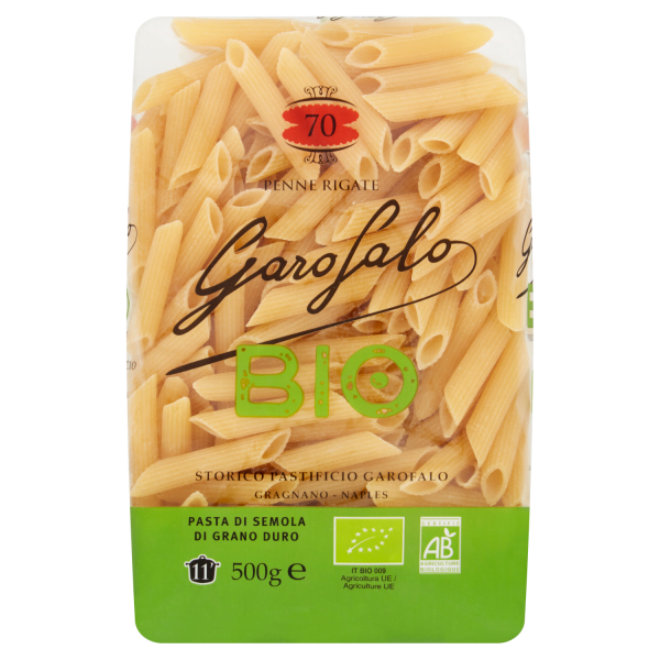 Garofalo Organic Penne Ziti Rigate Dry Pasta 16 x 500g - Main Image