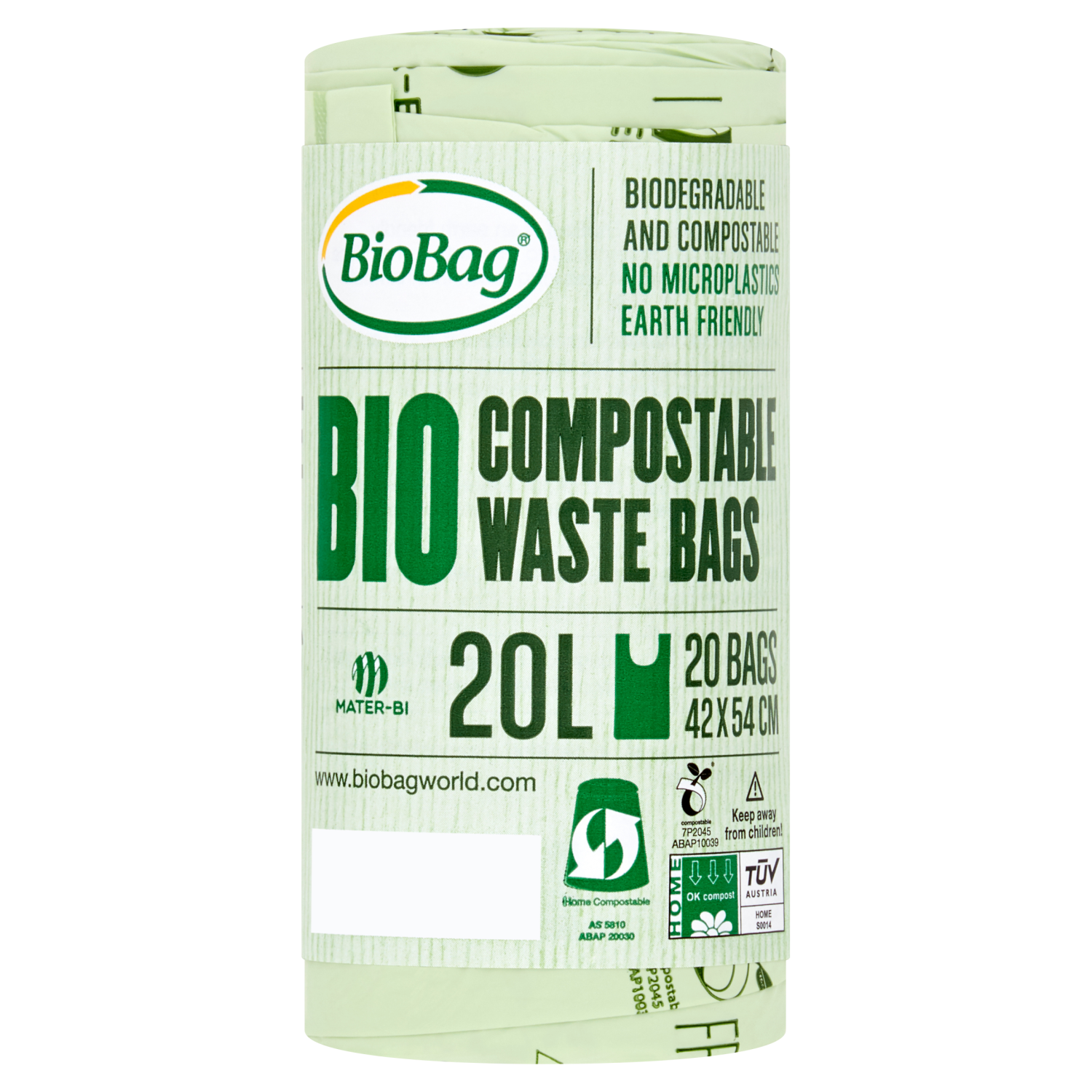 20L Biobag compostable caddy liners